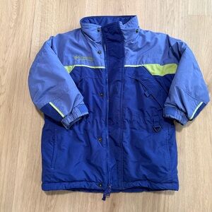 Columbia Kids Blue and Green Puffer Jacket